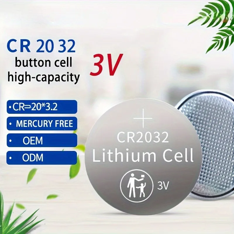 20PCS CR2032 CR2025 CR2450 CR2016 CR1632 3V Lithium Button Cells Non-Rechargeable Batteries Key Fobs Remote Controls Car Key
