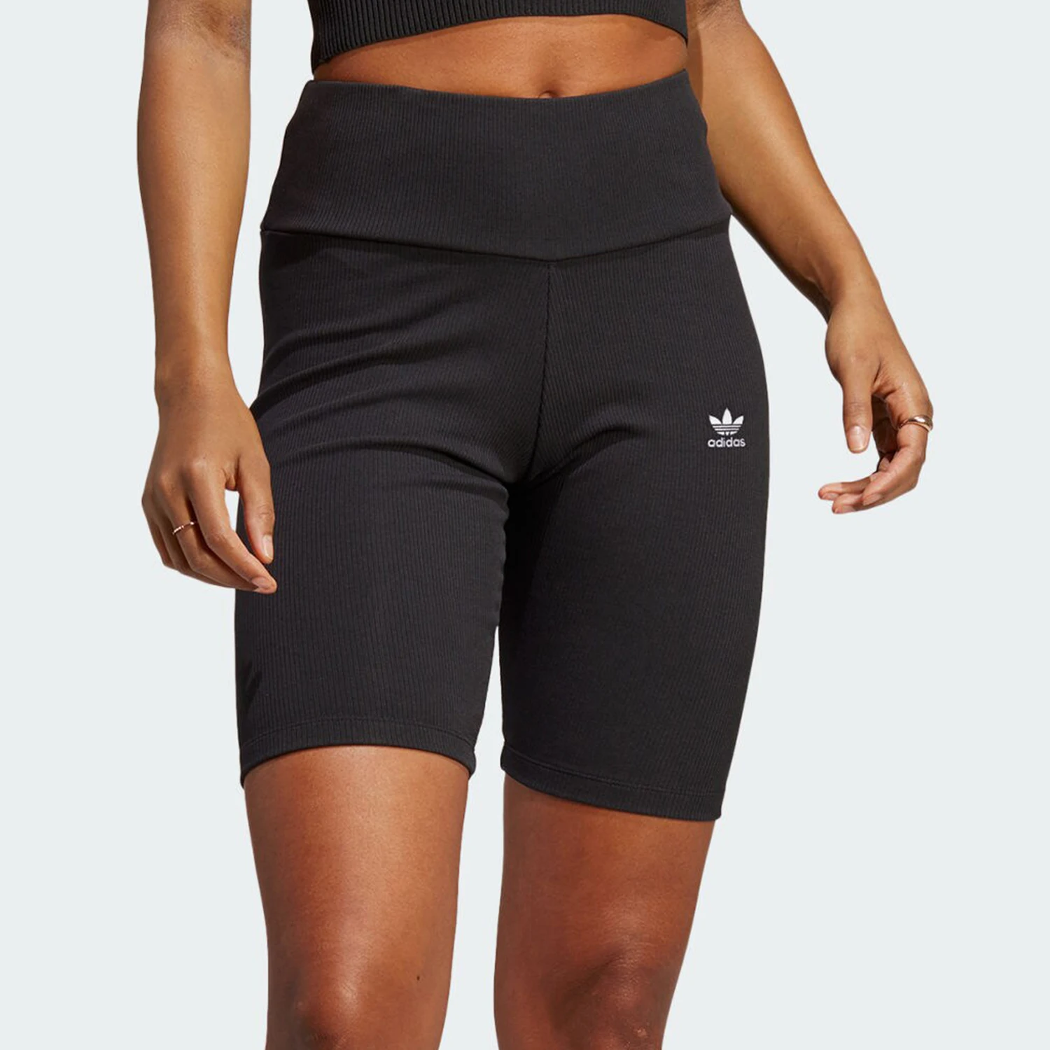 

Официальные женские компрессионные эластичные спортивные шорты Adidas HORTS с тремя полосками HZ7261