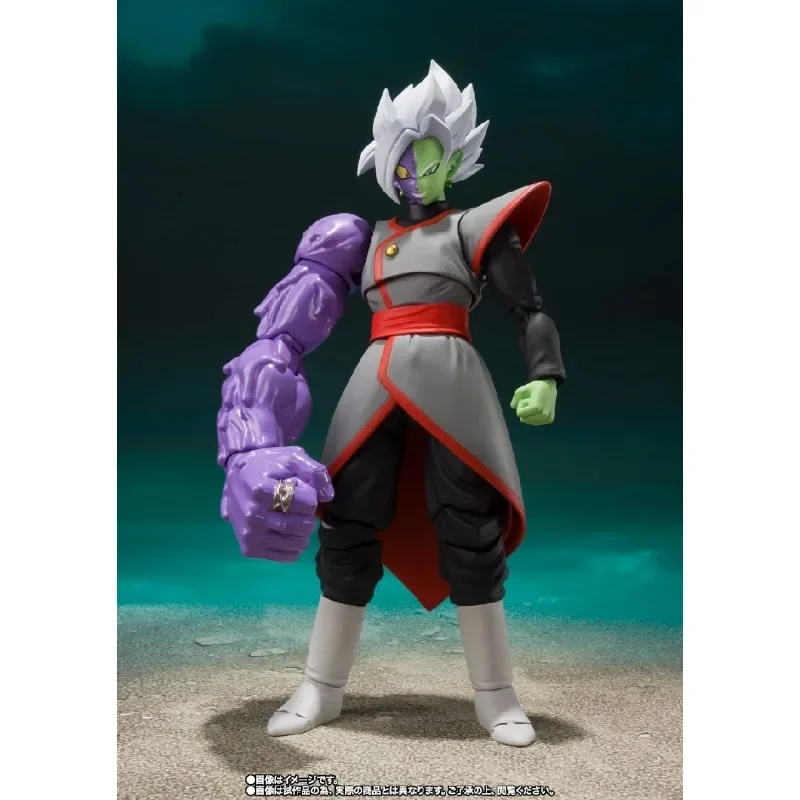 Bandai-Figurines Dragon Ball en PVC, S.H.Figuarts, Goku, Potara, Zamasu, Anime Action Figure, Jouets, Cadeaux de vacances, Modèle de collection, Original, En stock