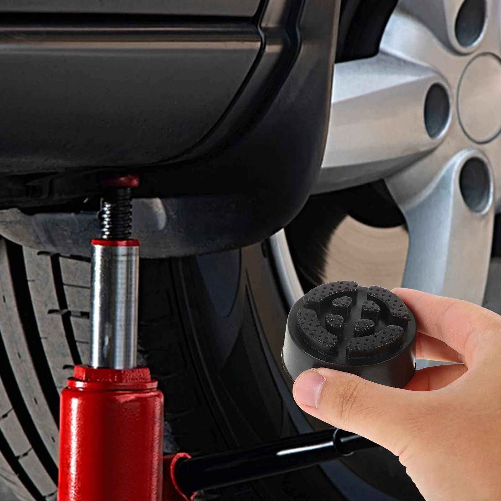 

Hydraulic Scissor Jack Lifting Pad Rubber Car Lift Point Protector Floor Jack Accessories For Auto Repair Tools Automotive