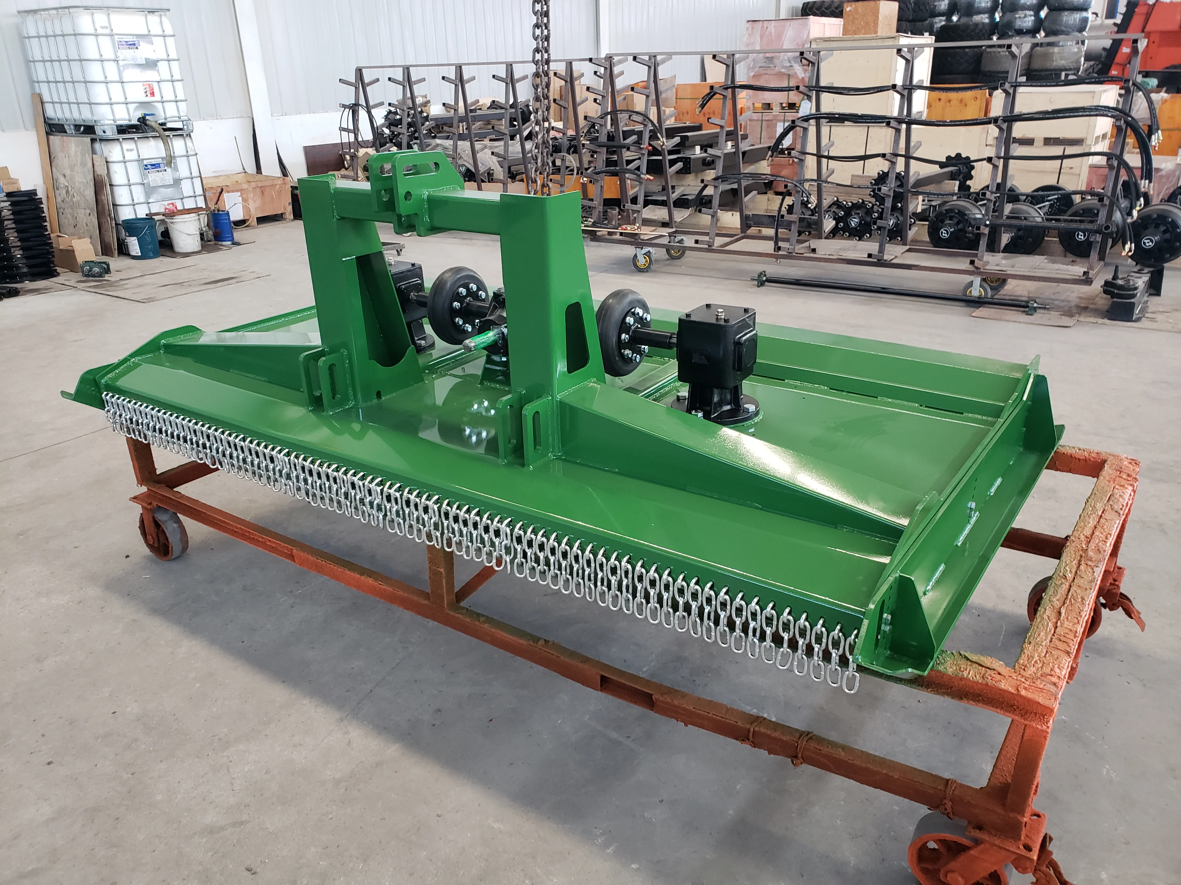 Tractor Three-point Suspension Double Cutter Disc Six Blade Mower Wide Width Can Be Customized