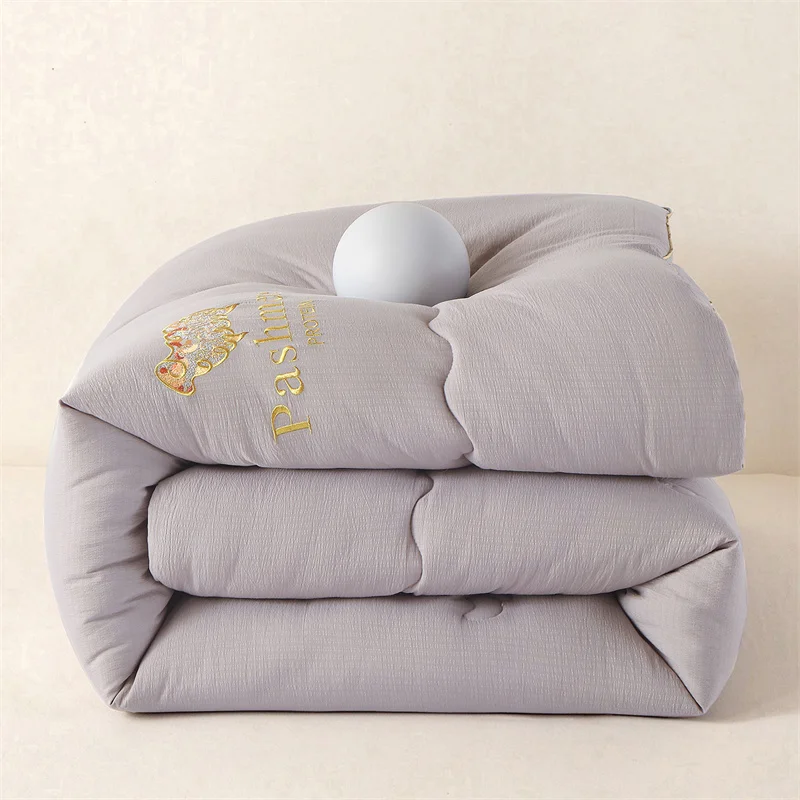 New autumn and winter wool quilt core, cashmere protein thick blanket, thick and warm blanket core, universal for all seasons