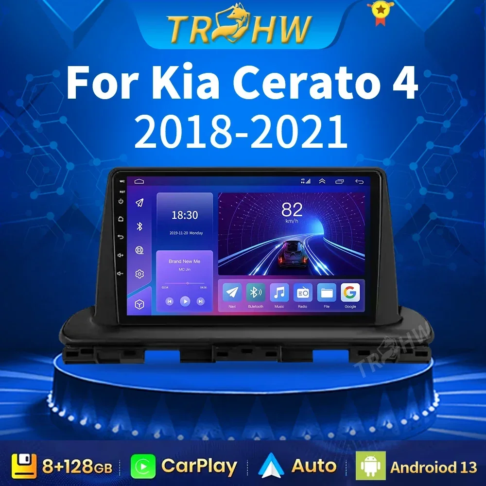 

For Kia Cerato 4 IV 2018 - 2021 Car Radio Multimedia Video Player Navigation GPS Android No 2din 2 din dvd