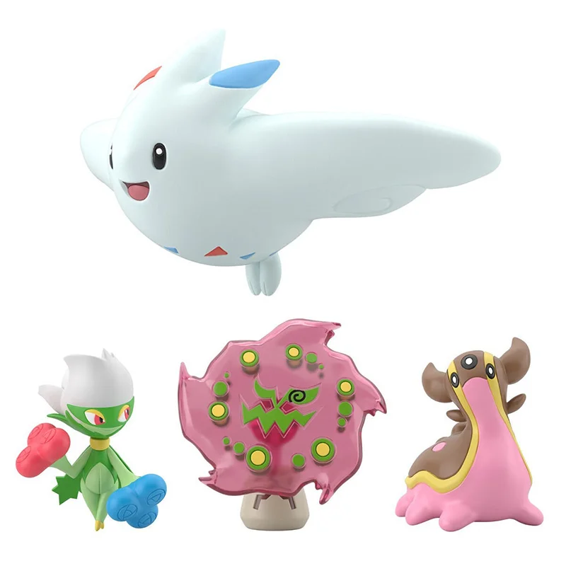 Bandai Candy Toy Pokemon Scale World Roserade & Gastrodon & Spiritomb & Togekiss Original Anime Figure Model Toy Gift Collection