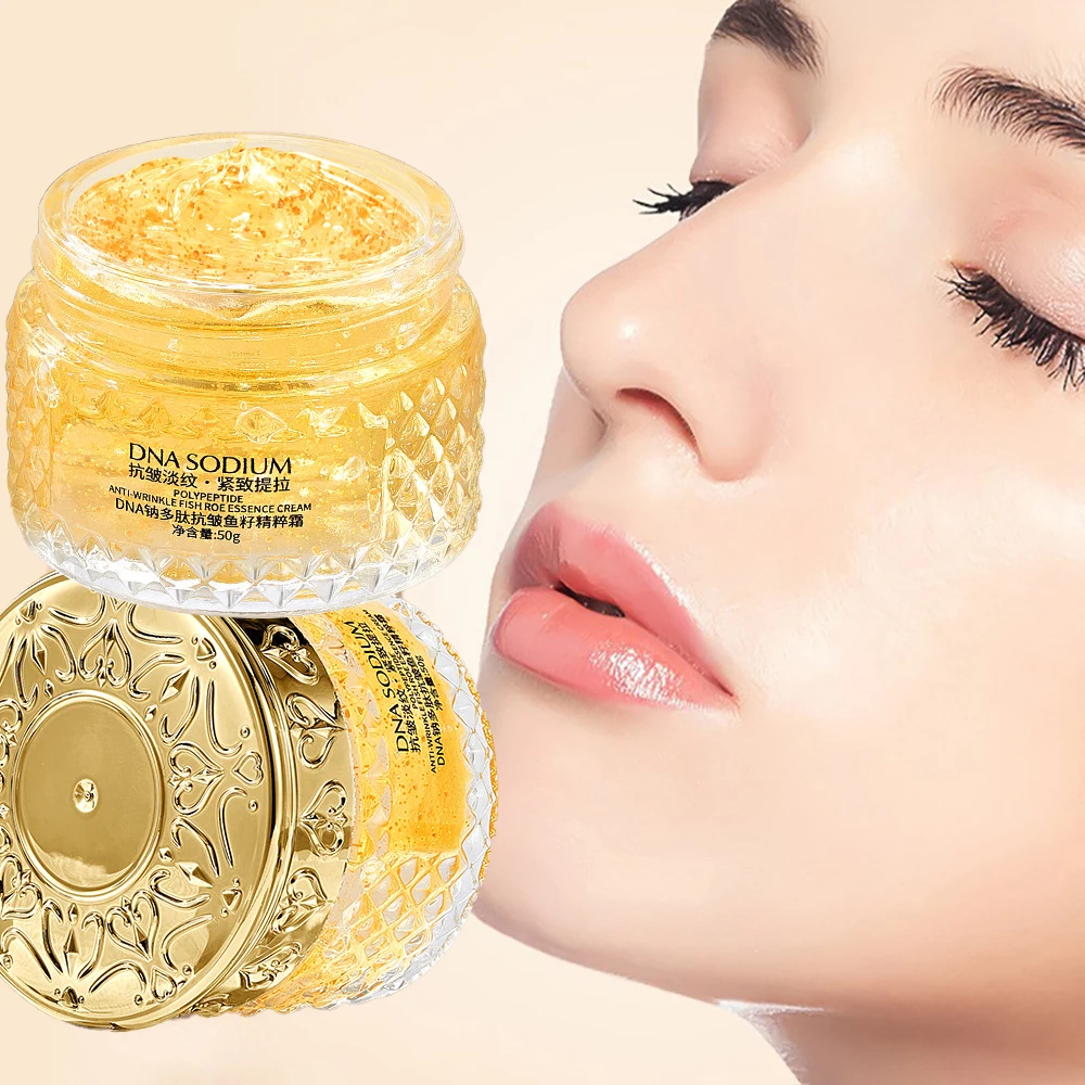

Caviar Collagen Firming Revitalizing Cream Hydrating Moisturizing Repair Skin Dark Yellow Rough Skin Care Korean Face Cream
