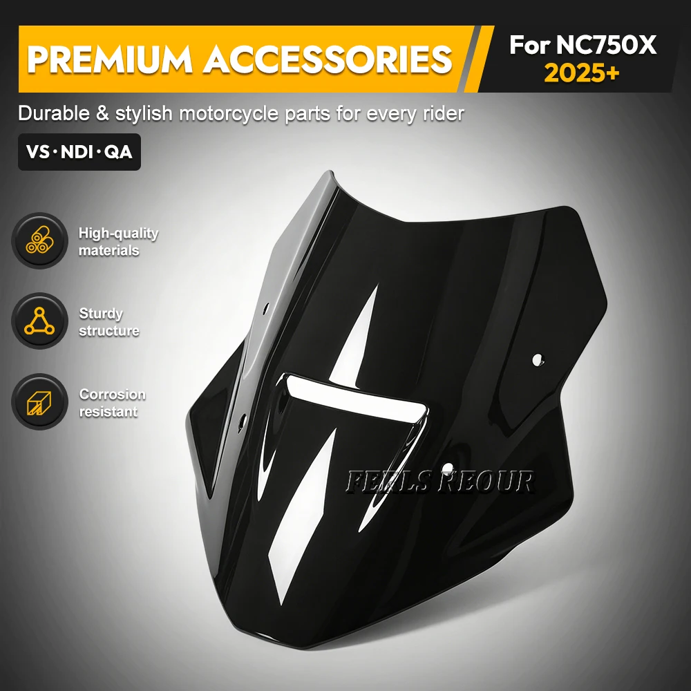 Windshield For HONDA NC750X 2025 Moto Parts Windscreen Anti-Scratch Acrylic Deflector Modification Motorcycle Accessories
