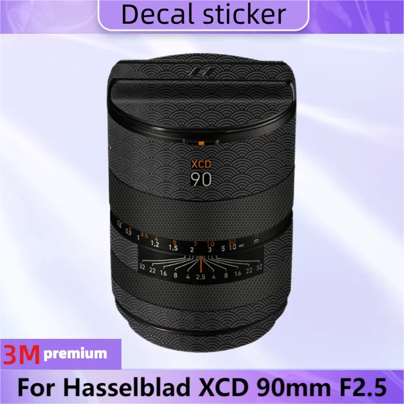 

For HASSELBLAD XCD90 Lens Premium Decal Skin for HASSELBLA XCD90mm f2.5 V Lens Protector Film XCD90F2.5 Protective Sticker