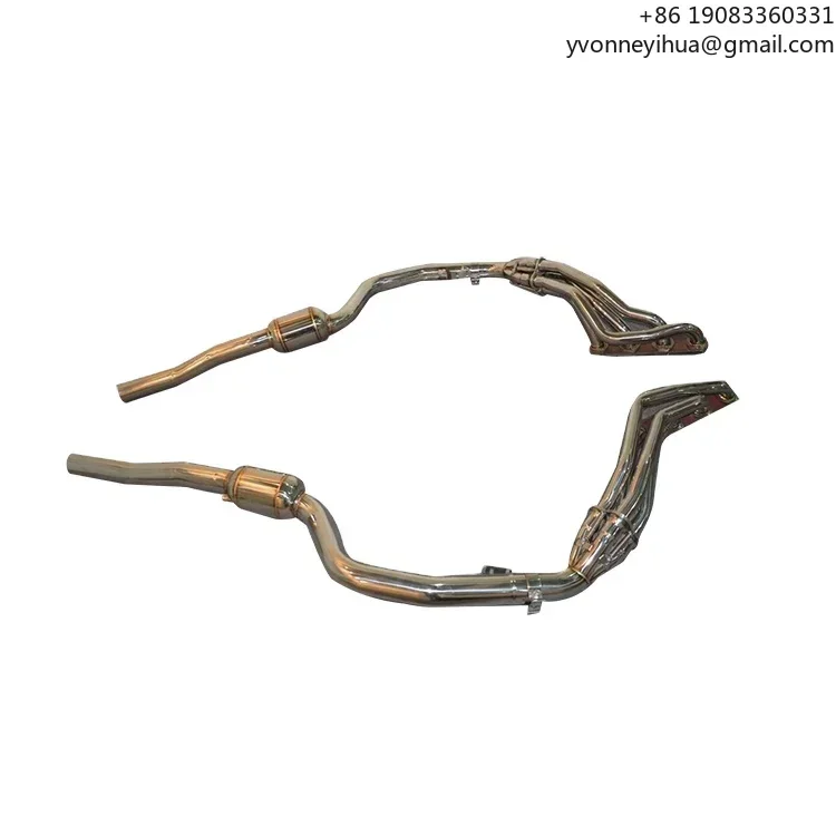 

Для Mercedes Be *nz W211 E55 AMG V8 03-06 выхлопные коллекторы с длинной трубкой + 200-элементный кот