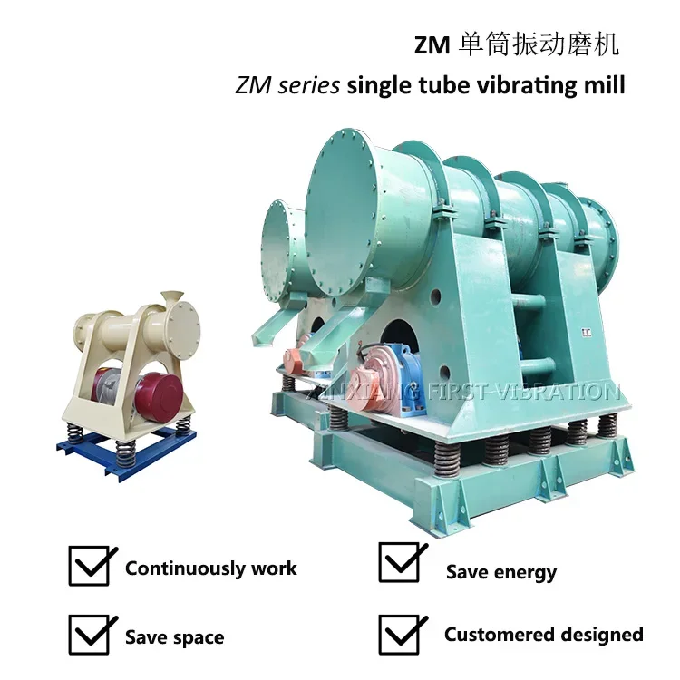 Energiesparende ZM-Vibrationskugelmühle mit einem Rohr und superfeinem Pulver für den Laborgebrauch
