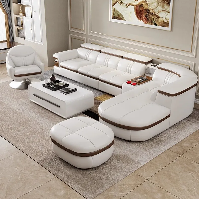 Couch side audio usb smart sofa creative special-shaped living room corner combination sofa
