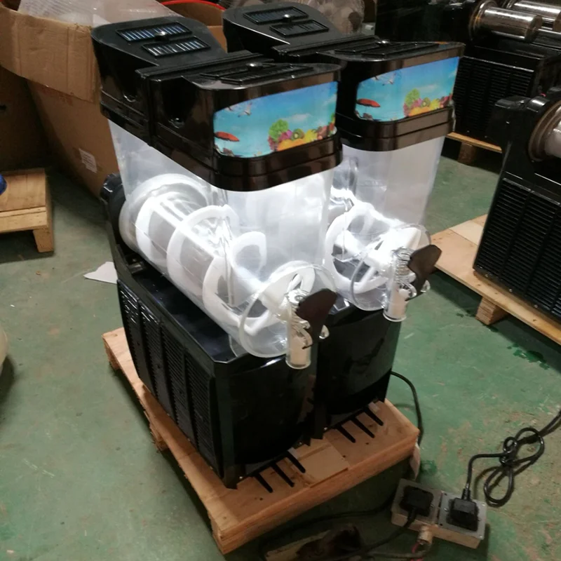 Commercial 2 Tanks Restaurant Ice Slush Machine/Slush Syrup/Slush  Machines for Sale