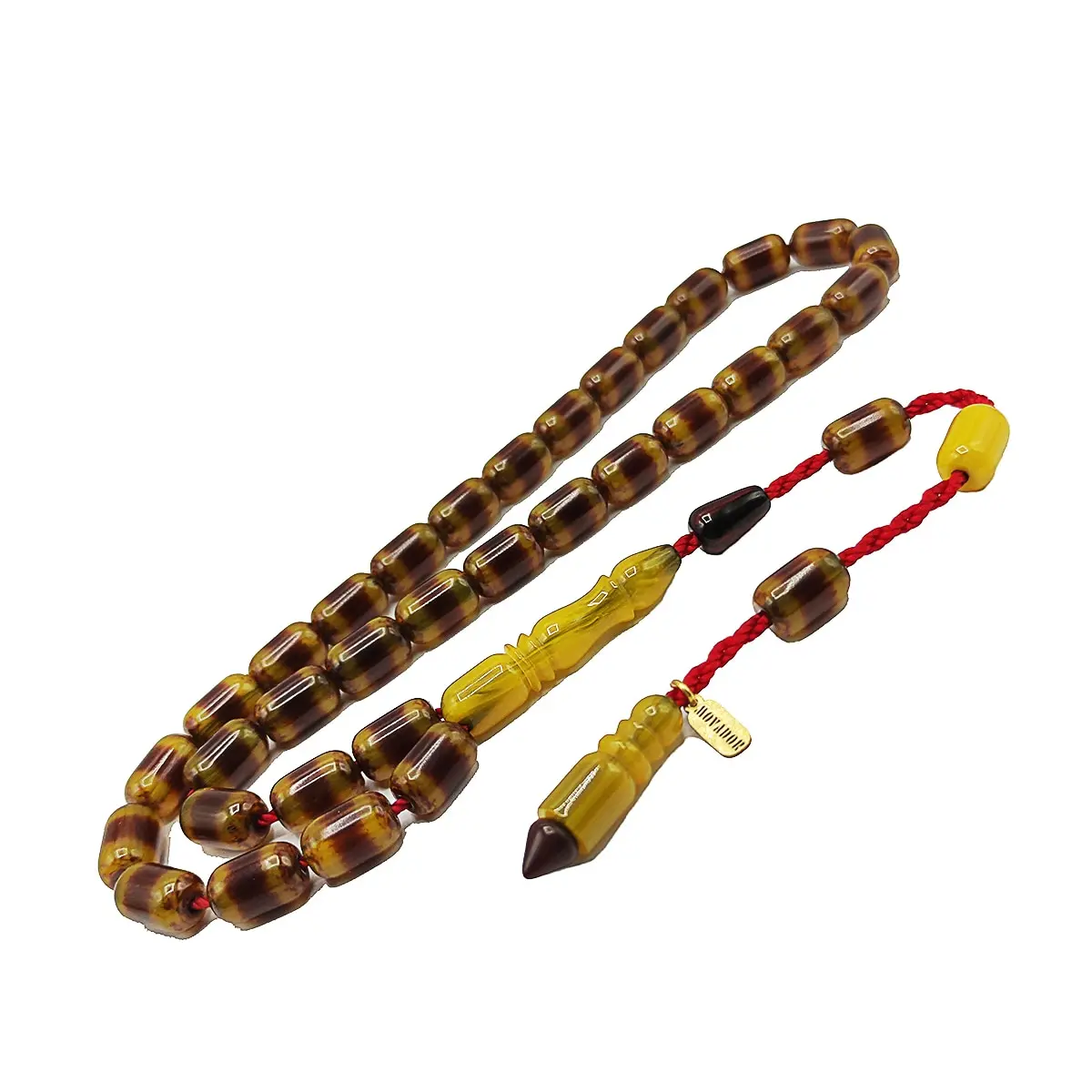 

Turkish Handmade 7*11 mm Prayer Worry Beads Muslim Amber Rosary Bakelite Tasbih Misbaha Subha Tesbih Islamic Cedid Faturan