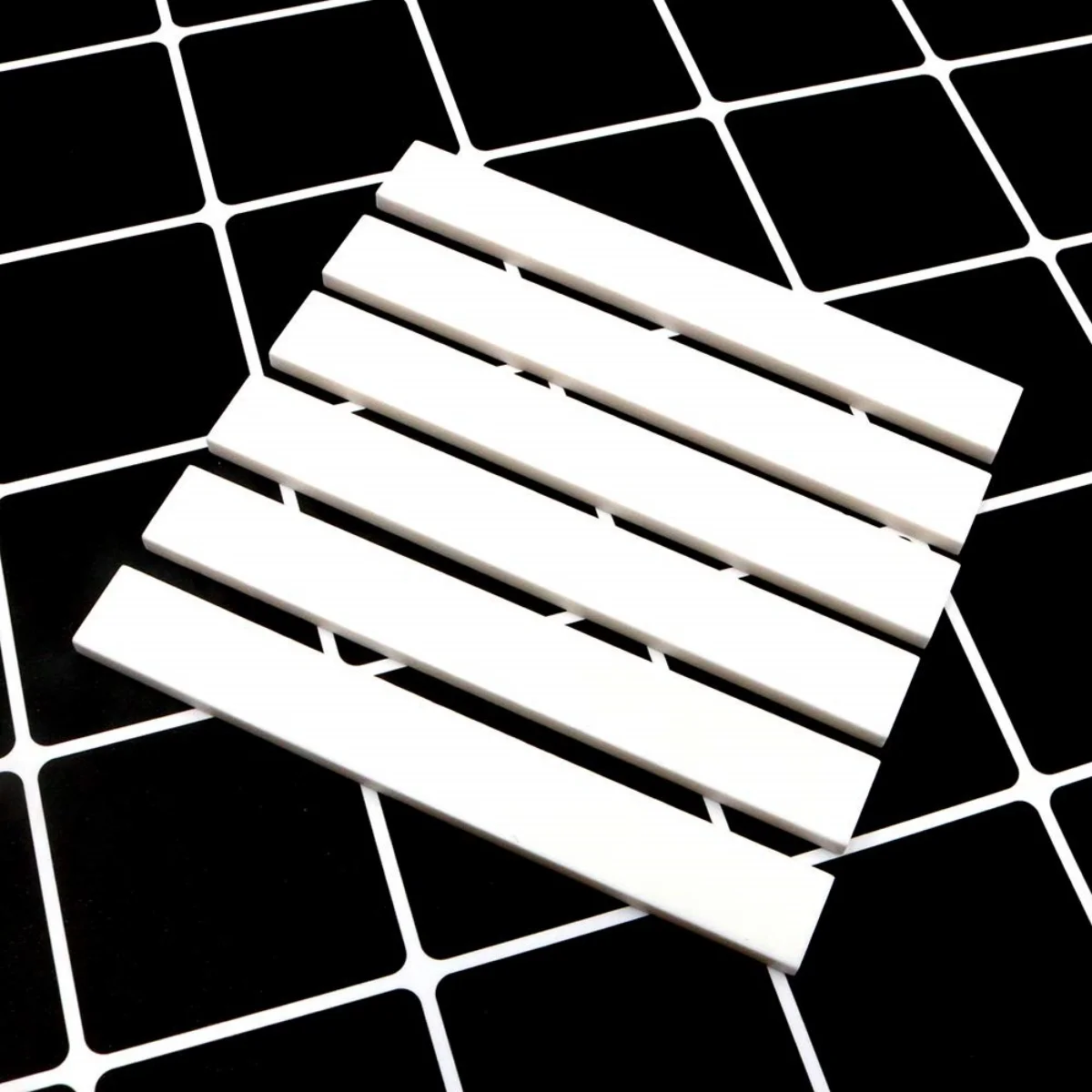 Miwayer ponte de guitarra porcas osso de búfalo branco/3/5/10 peças/para guitarra bandolim banjo/ukulele peças de instrumento substituição