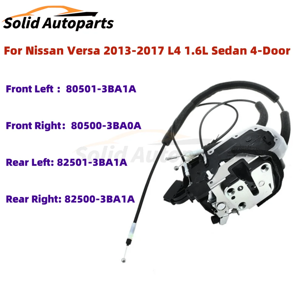 

80501-3BA1A 80500-3BA0A 82501-3BA1A 82500-3BA1A Front Rear Left Right Door Lock Actuator For Nissan Versa L4 1.6L 2013-2017