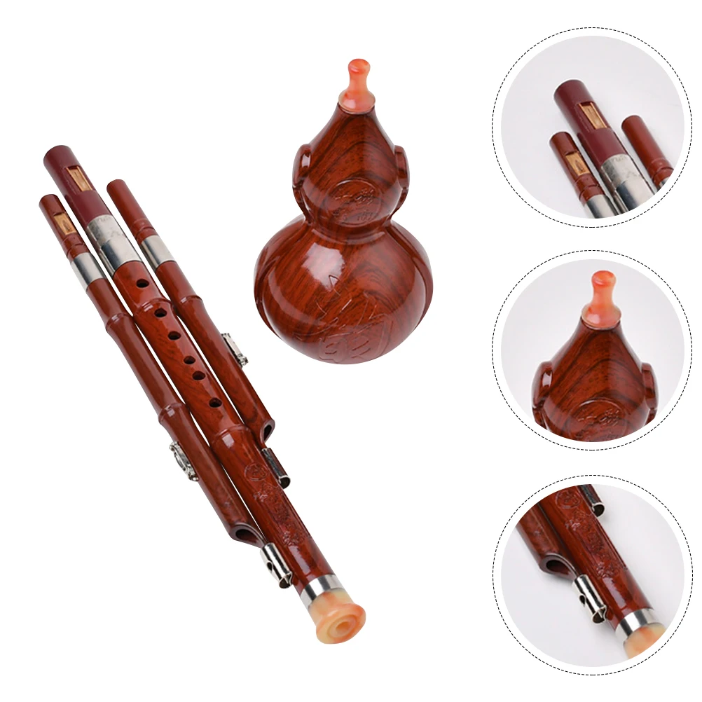 

Hulusi Beginner Musical Instrument Flute Gourd Traditional Chinese Abs Cucurbit Wind Instrument Student