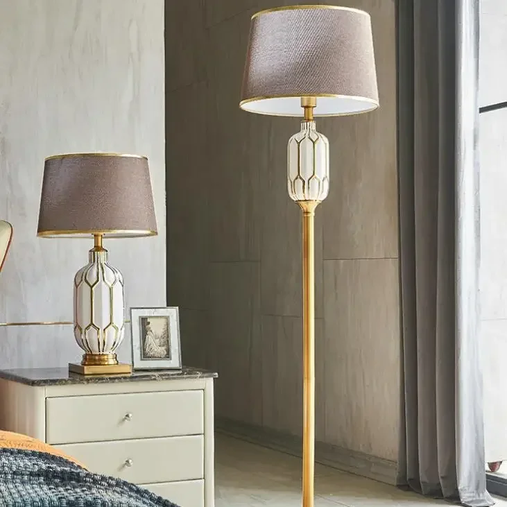 American simple modern living room floor lamp bedroom light luxury North European floor lamp