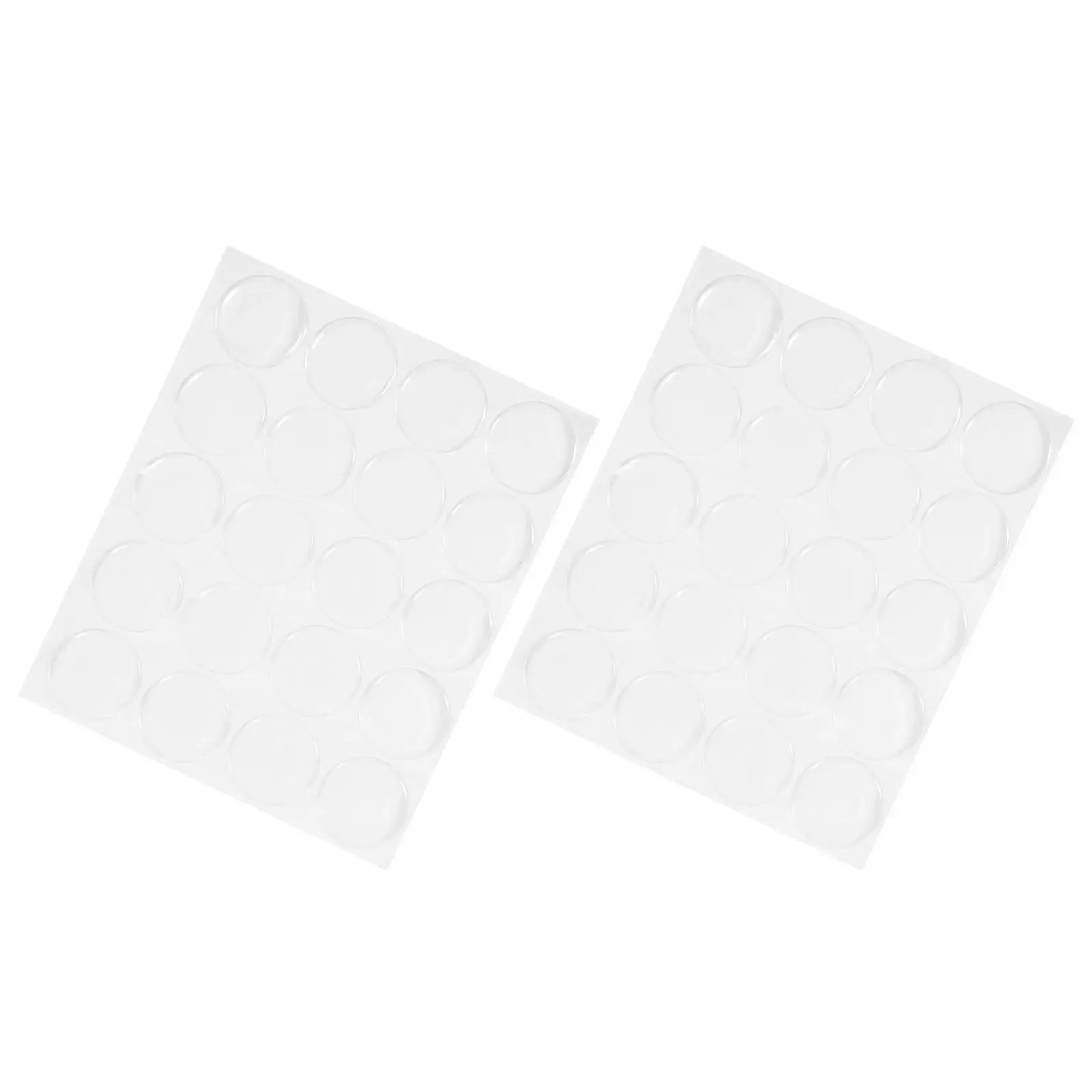 40pcs Clear Epoxy Dome Stickers – Round Transparent Resin Dots for Scrapbooking, DIY Crafts, Jewelry & Bottle Caps