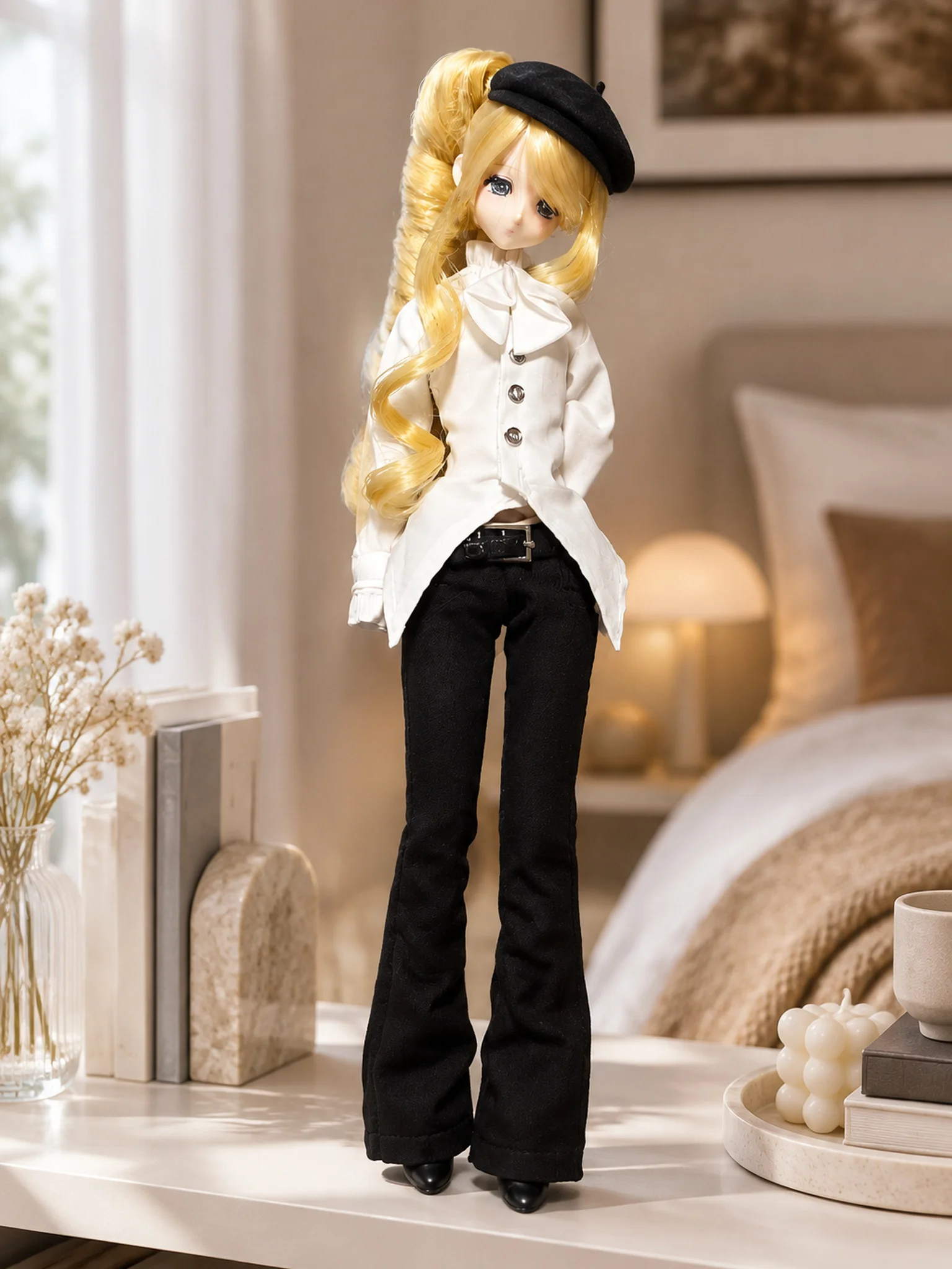 Wearable Fashion Plush Doll Clothes Tuxedo Suits for OB22/OB24 Nightmares Twins Mixed Angels Electric Street Full Bangs