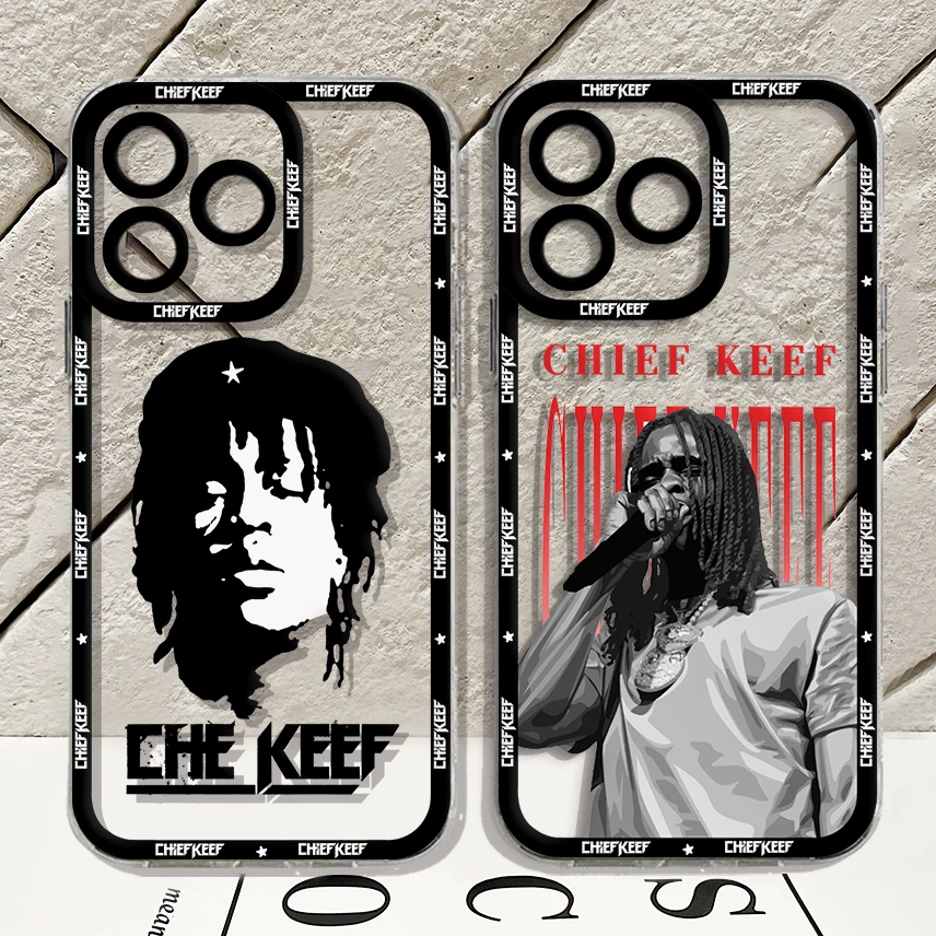 Hip-Hop Rapper Chief Keef Phone Case For Samsung S24 S23 S22 S21 S20 S10 FE Note 20 10 Plus Ultra Lite 5G Clear Soft TPU Cover