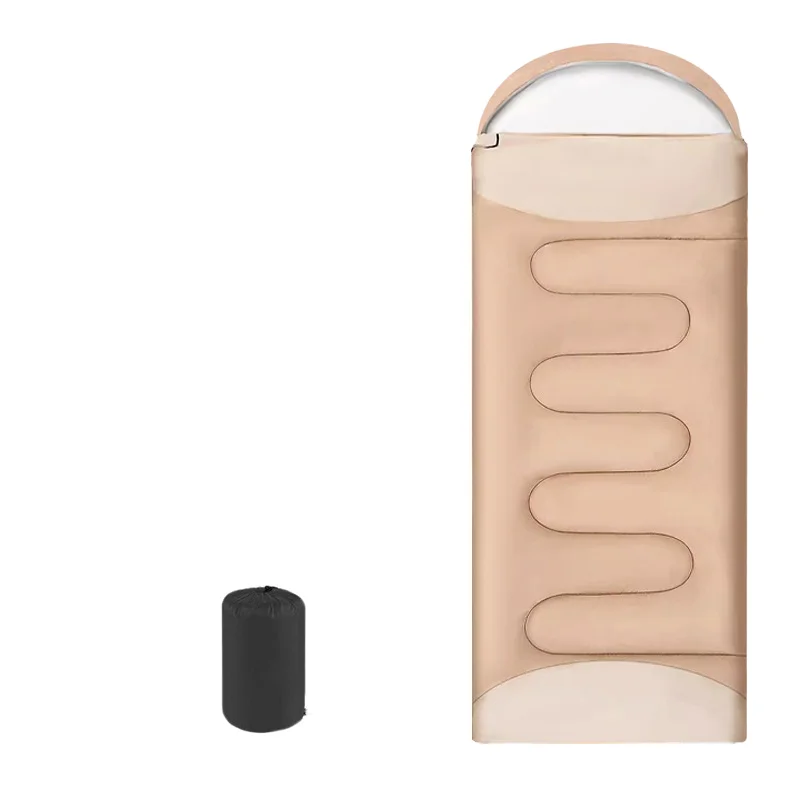 

Трансграничный конвертовый спальный мешок с хлопковым наполнителем для взрослых, утолщенный зимний морозостойкий 3-сезонный дышащий уличный автомобильный офис