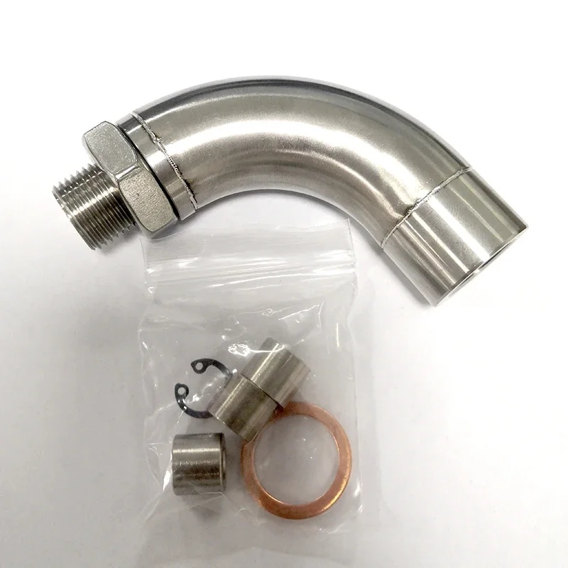 

1 компл. M18X1,5 J-стиль O2 датчик кислорода оболочка ограничитель фитинг из нержавеющей стали каталитический преобразователь выхлопных газов