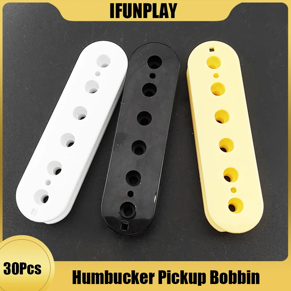 30pcs ABS Double Coil Pickup Humbucker Humbucker Slug Bobbin for LP Electric Guitar Pickups