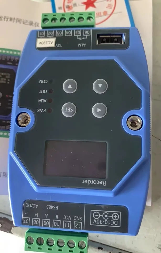 Equipment Operation Time Recorder Timer, Power-on Cumulative Timer, Industrial Timer, Power-off Recorder 1096F