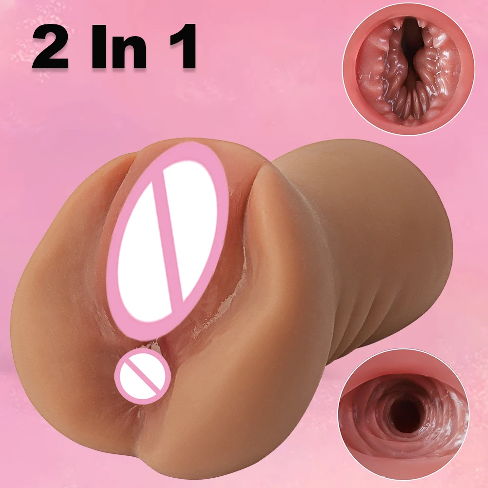 

Male Masturbation Realistic Vagina Pussy Men Sex Toy Masturbation Soft Stick For Man Penis Ass Stimulation Adult Erotic Sexy Toy