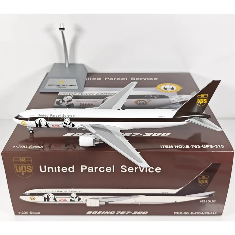 

B-Models Diecast 1/200 Scale UPS B767-300ER N315UP Alloy Aircraft Model Toy Collectible Decorative Ornament