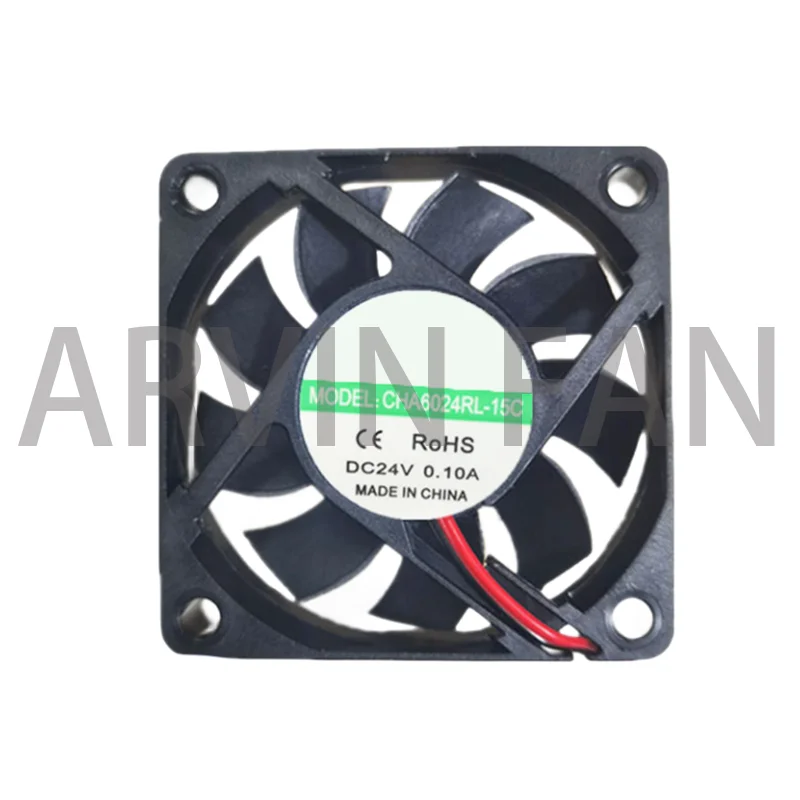 

CHA6024RL-15C DC 24V 0.1A 60x60x15mm 2-Wire Server Cooling Fan