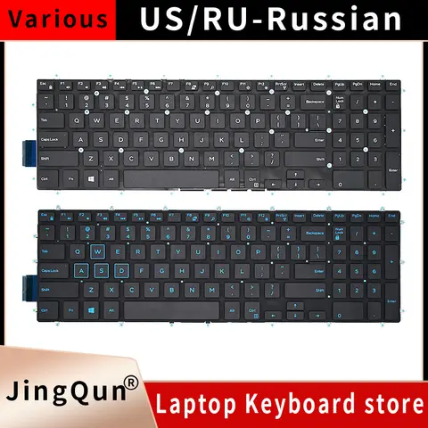US Laptop Keyboard for DELL Inspiron15-7000 7566 7567 7568 7577 5567 7587 7570 7580 5567 3580 3581 3582 3583 3584 3585 Backlit