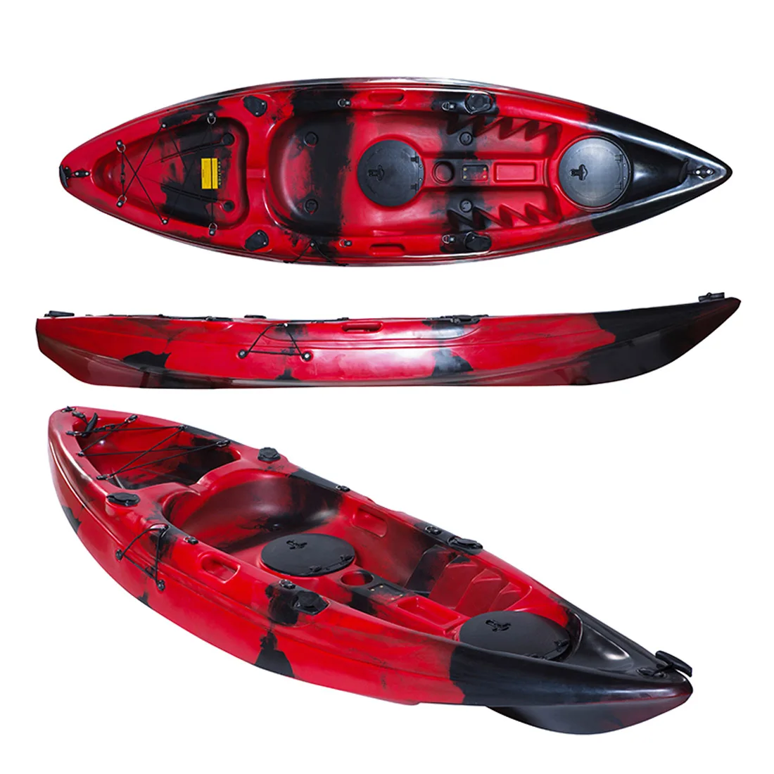 

Outdoor Single Kayak Plastic Ocean Boat Marine Leisure Fishing Boat Water Platform Boat Rafting