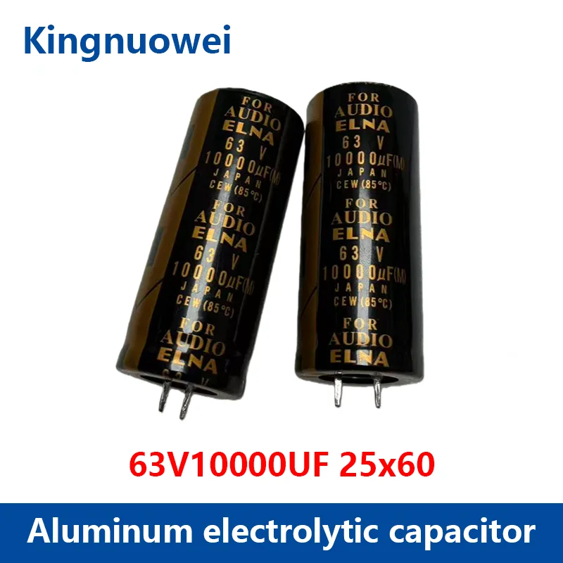 63V capacitor 10000UF 25*60 Audio power amplifier fever filter electrolytic capacitor 63v 10000UF