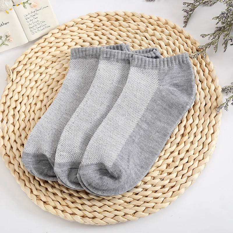 1 Pair Breathable Men\'s Socks Short Ankle Socks Men Solid Mesh High Quality Male Boat Socks HOT SALE 2021 Hot Men Socks Meia