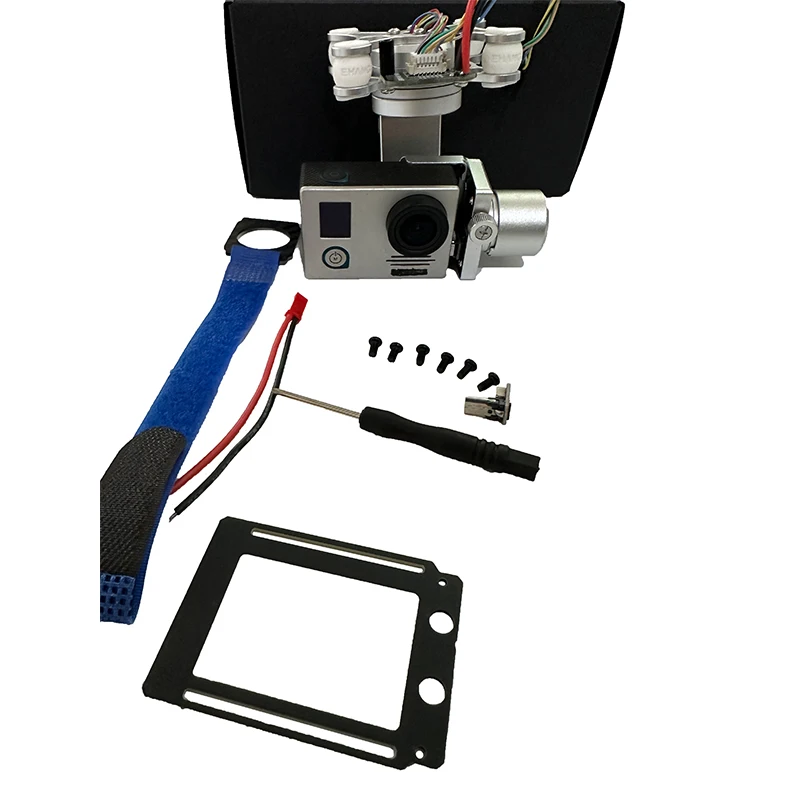 3 Axis Brushless Gimbal uses three brushless motors to accurately stabilize the pan tilt For Gopro3 Gopro4 SJ4000 Camera DIY FPV