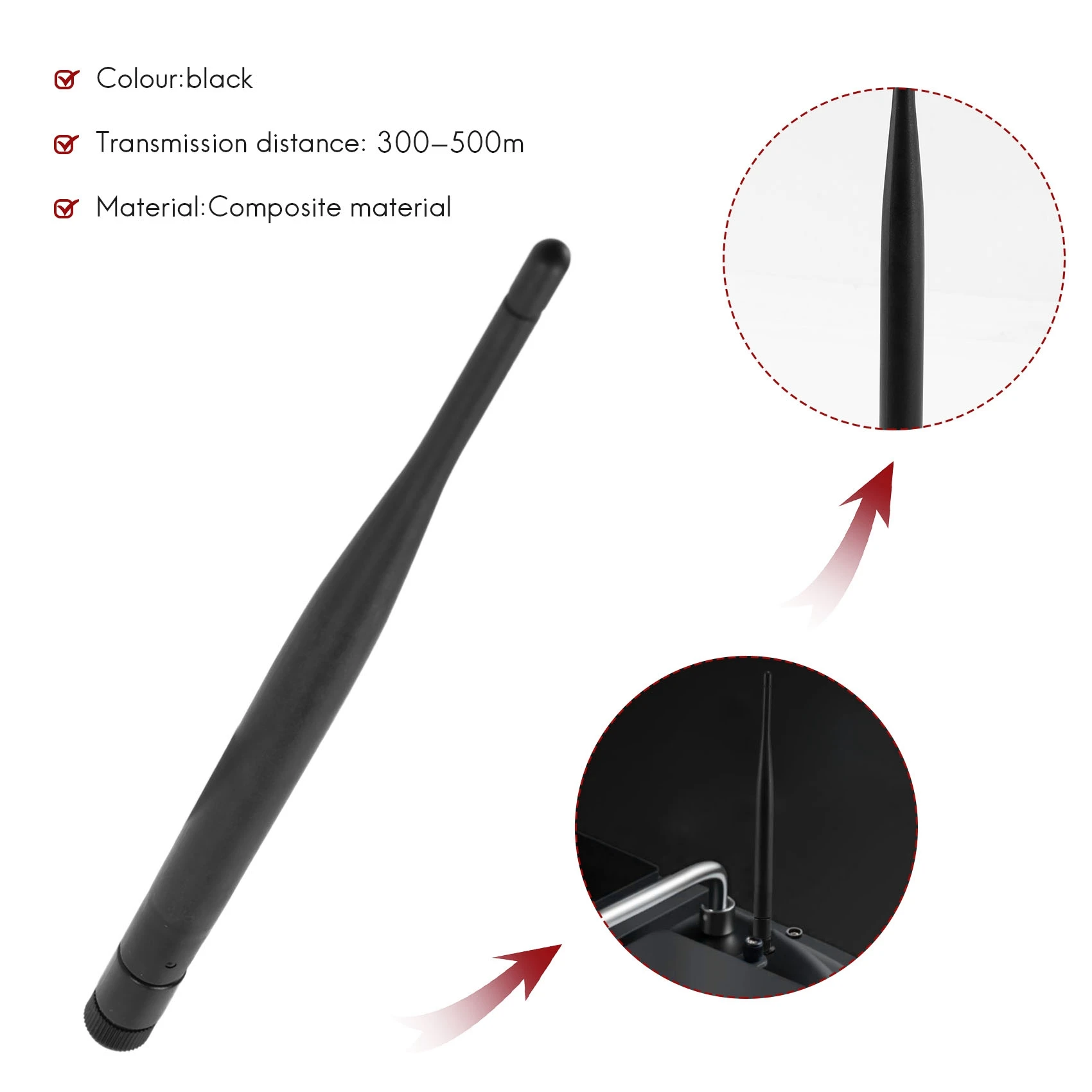 RC قارب هوائي ل 2011-5 1.5 كجم تحميل التحكم عن بعد الصيد الطعم قارب السفينة أجزاء الملحقات