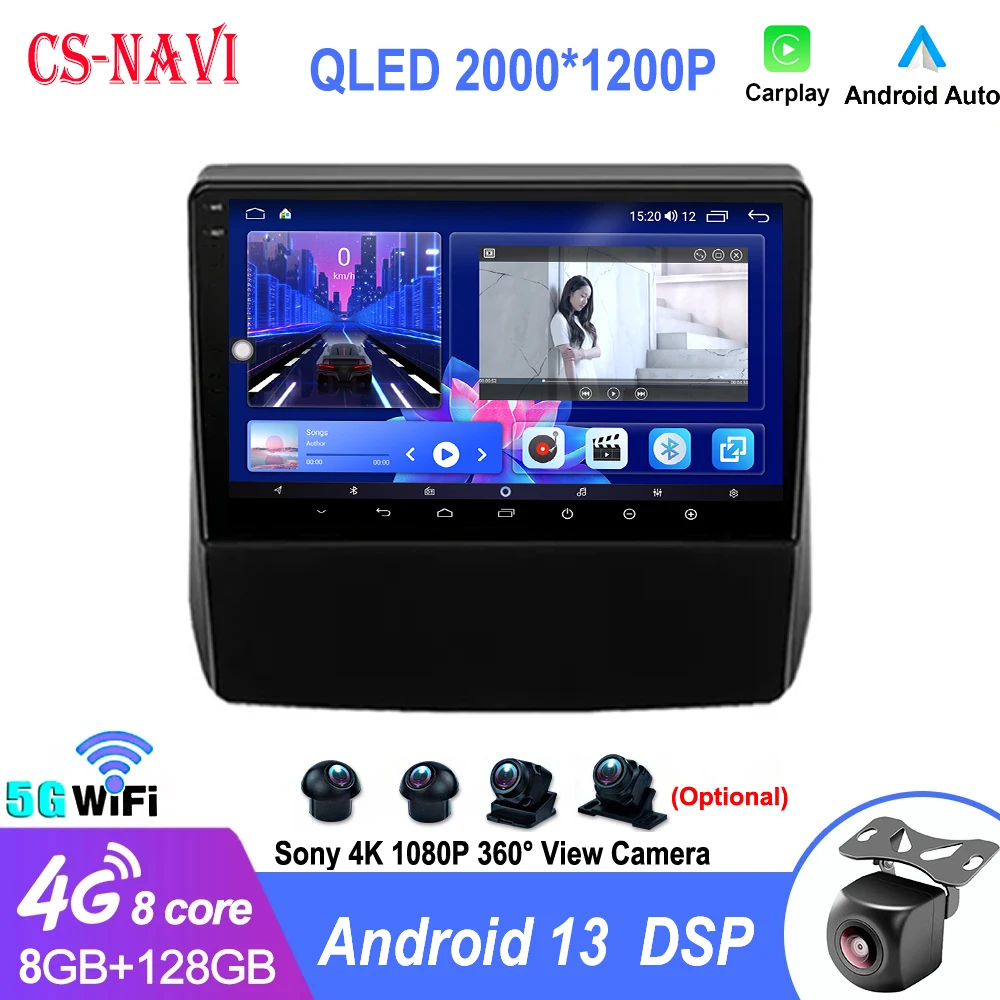 

Android 13 For Subaru Forester 5 2018-2021 Multimedia Player Auto Radio GPS Navi Carplay 4G WiFi DSP Bluetooth QLED Sreen