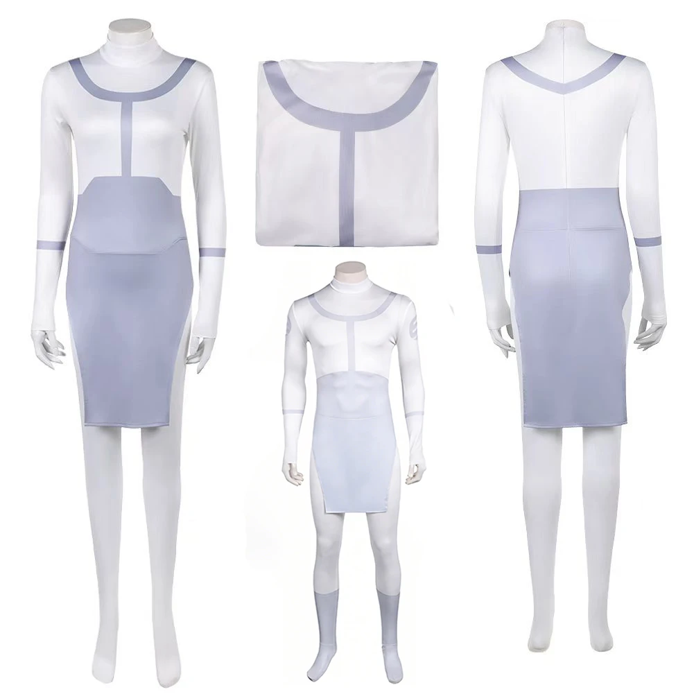 

Anime Invincible Anissa Cosplay Costume Jumpsuit Mark Grayson Bodysuit White BJJ Clothes Outfits Carnival Party Men Momen Suits