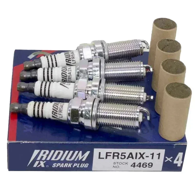

4Pcs LFR5AIX-11 4469 Car Iridium Spark Plug For Toyota Hyundai Infiniti Kia Mercury Nissan Suzuki Yamaha Scion LFR5AIX11