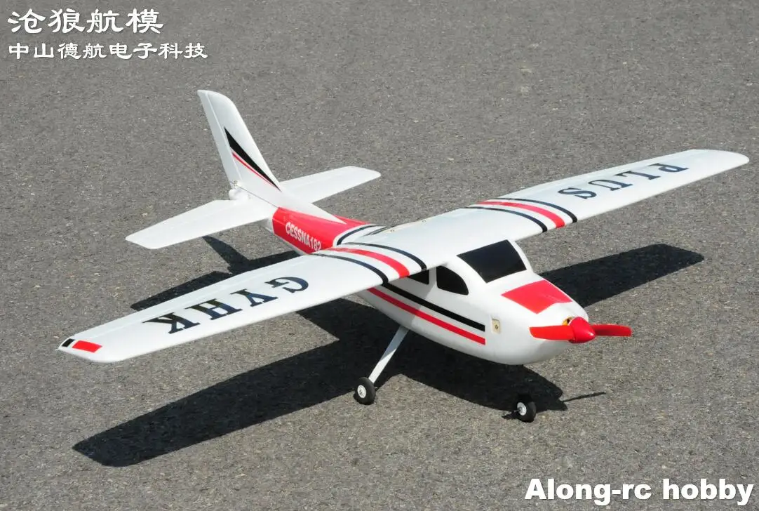 EPO Plane RC Airplane RC Model Hobby Beginner Aircraft 4 channel 1200mm Wingspan 4CH Cessna 182 Plus Trainer  kit set or PNP set