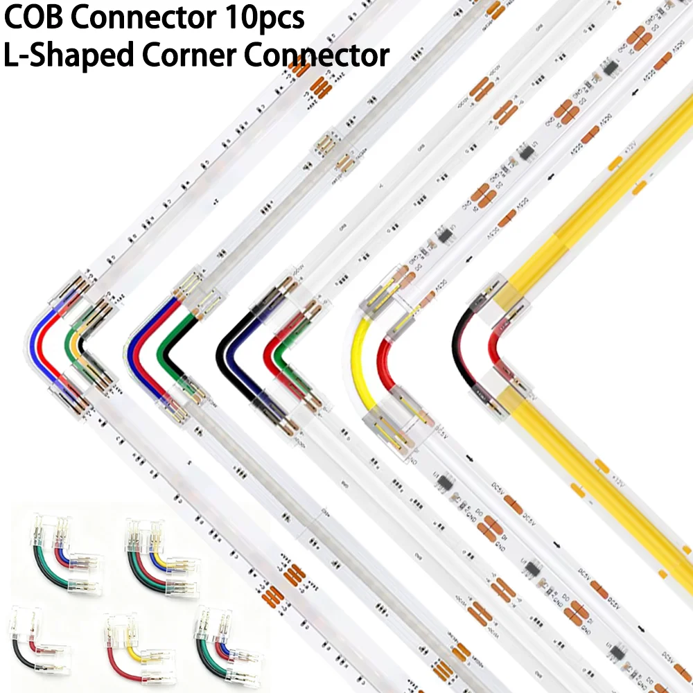 10PCS Cob Led L Sha…