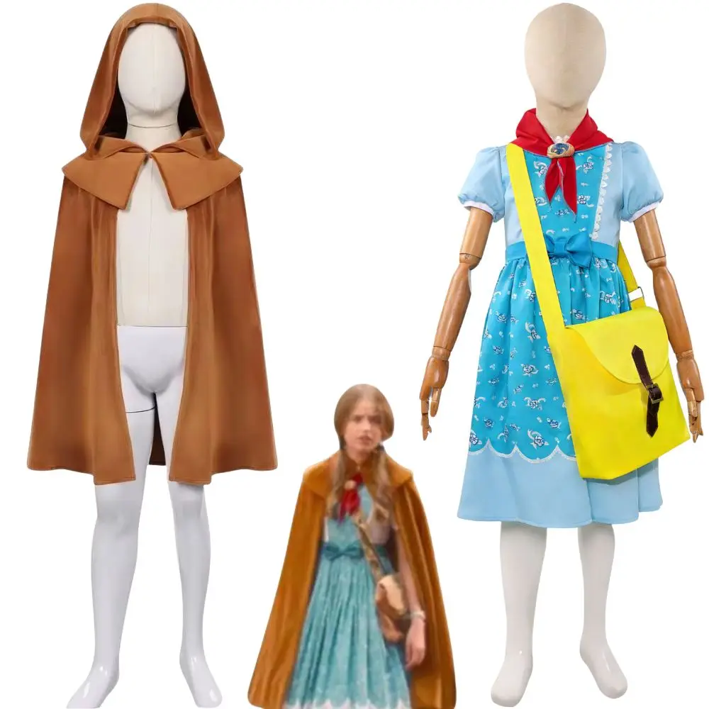 

Holly Wheeler Cosplay Costume for Kids Girls Dress Hooded Cloak TV ST Disguise Roleplay Outfits Halloween Purim Carnival Suit
