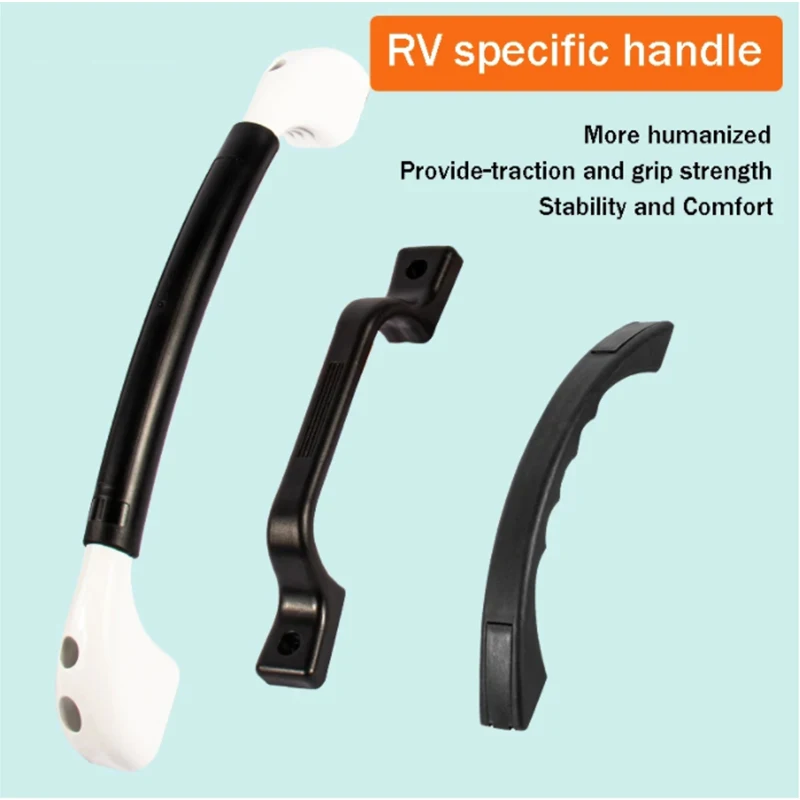 High-Quality RV Grab Handle Auxiliary Handrail Door Handle Boarding Cabinet Ceiling Handle Accessories Camper Motorhome