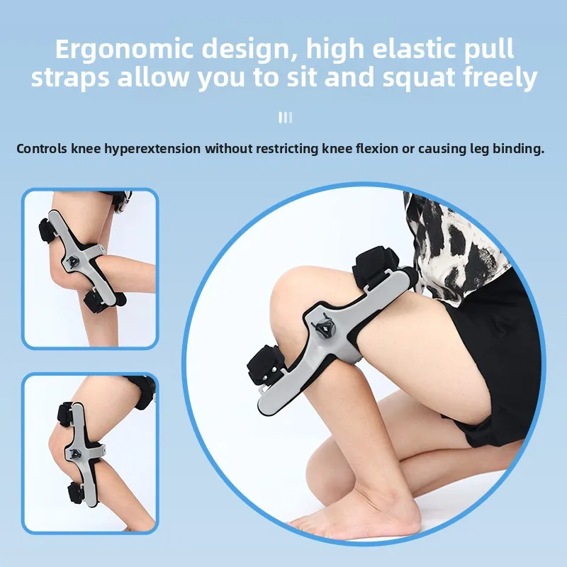 Knee Hyperextension Orthosis Knee  Tensile Stroke Hemiplegia Rehabilitation Trainer  Fixation