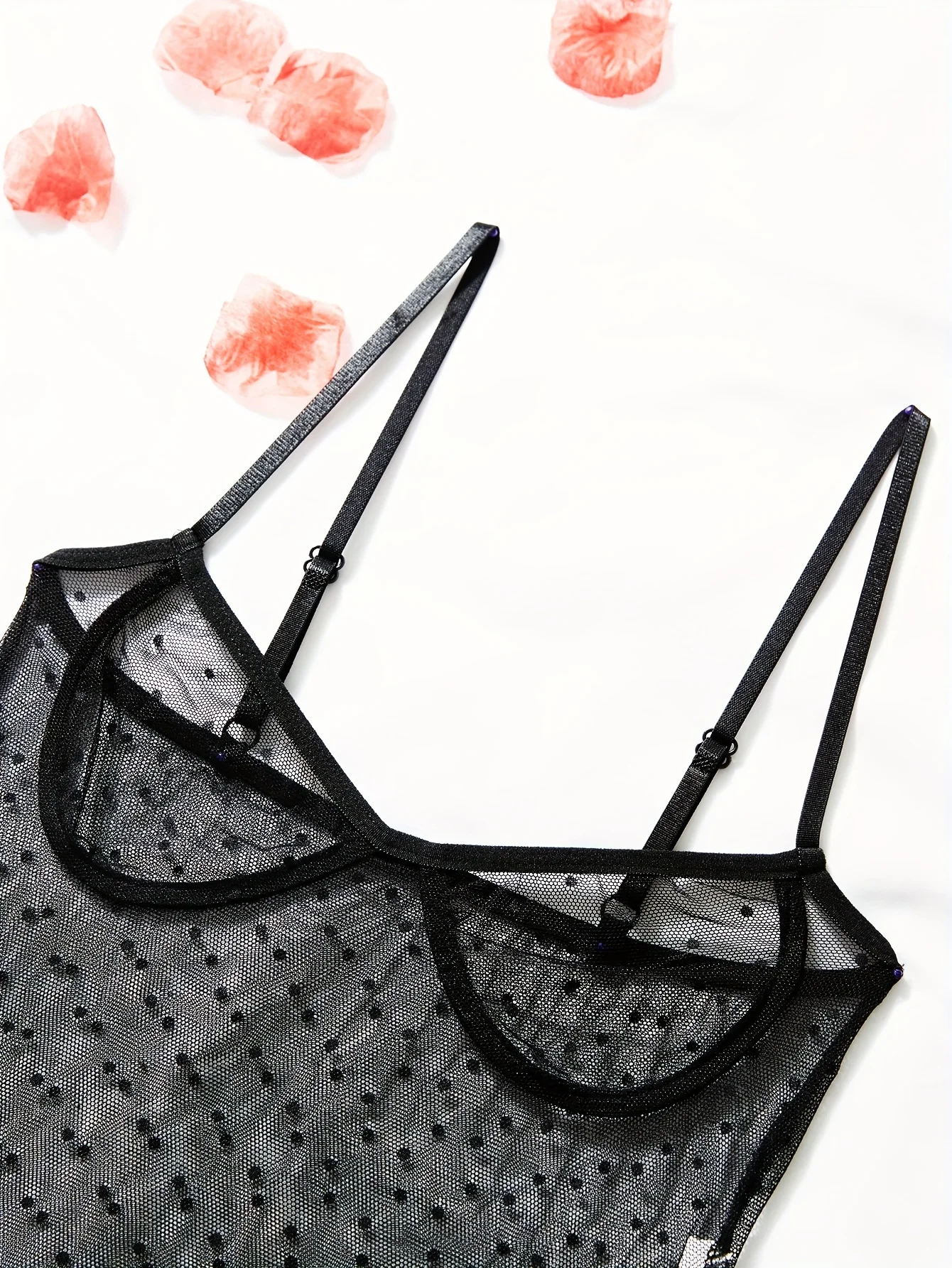 New Hot Sexy Semi Sheer Teddy Backless Thong Bodysuit Women\'s Sexy Lingerie & Underwear Erotic Lingerie Teddies Bodysuits