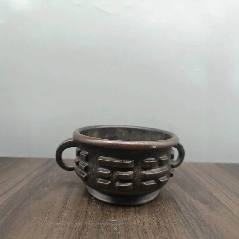 Copper Bagua , Tai Chi , Tea Ceremony Study Room Taoist Worship Incense Burner