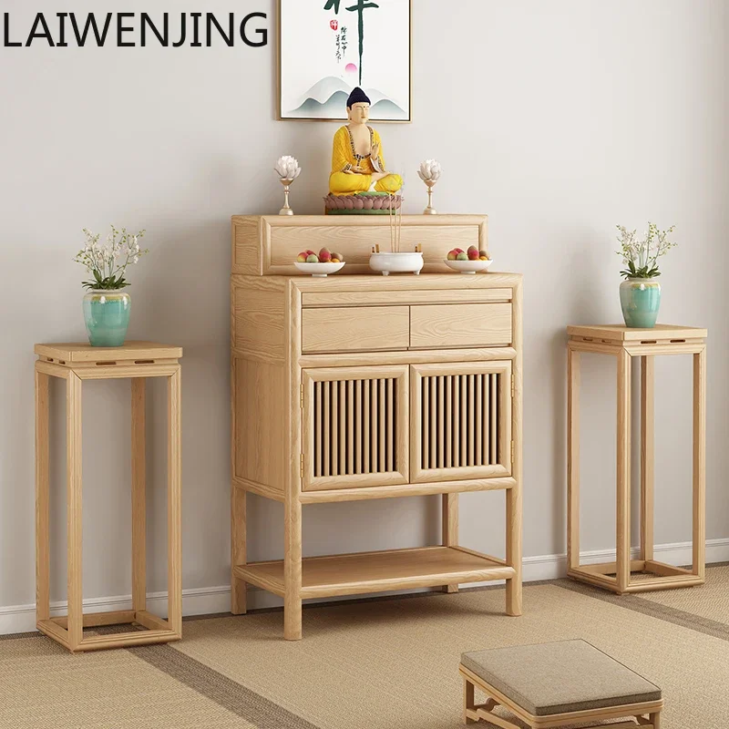 

MJY New Chinese-style Guanyin table Solid wood household worship Mingshangxiang Buddha table