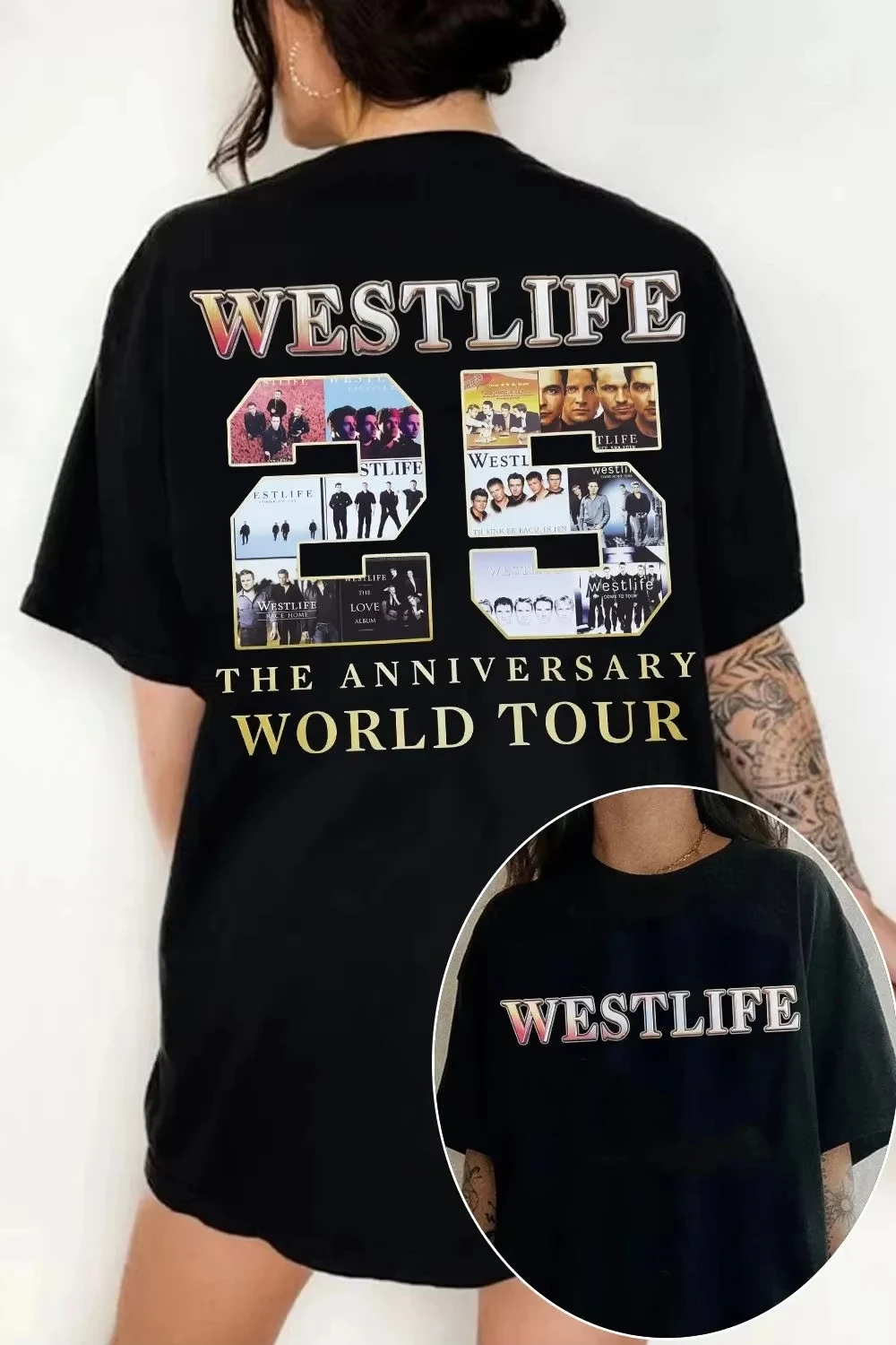 Westlife 2026 The Classics Tour 25th Anniversary T-Shirt Fans Gift O-Neck Casual Loose Short Sleeve Outdoor Fashion Tops Unisex