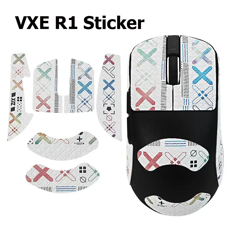 VXE R1/ATK X1 /ATK A9Mouse Sticker Grip Tape Skate Handmade Sticker Non Slip Suck Sweat For VXE R1/ATK X1 /ATK A9 Wireless Mouse