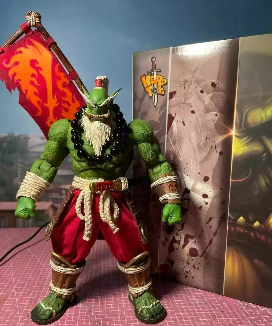 

In Stock Hero toys Samro Samuluo Grand Master Swordman Orcish 8" 20cm Action Figure Toys Doll Model Collectible Model Gift